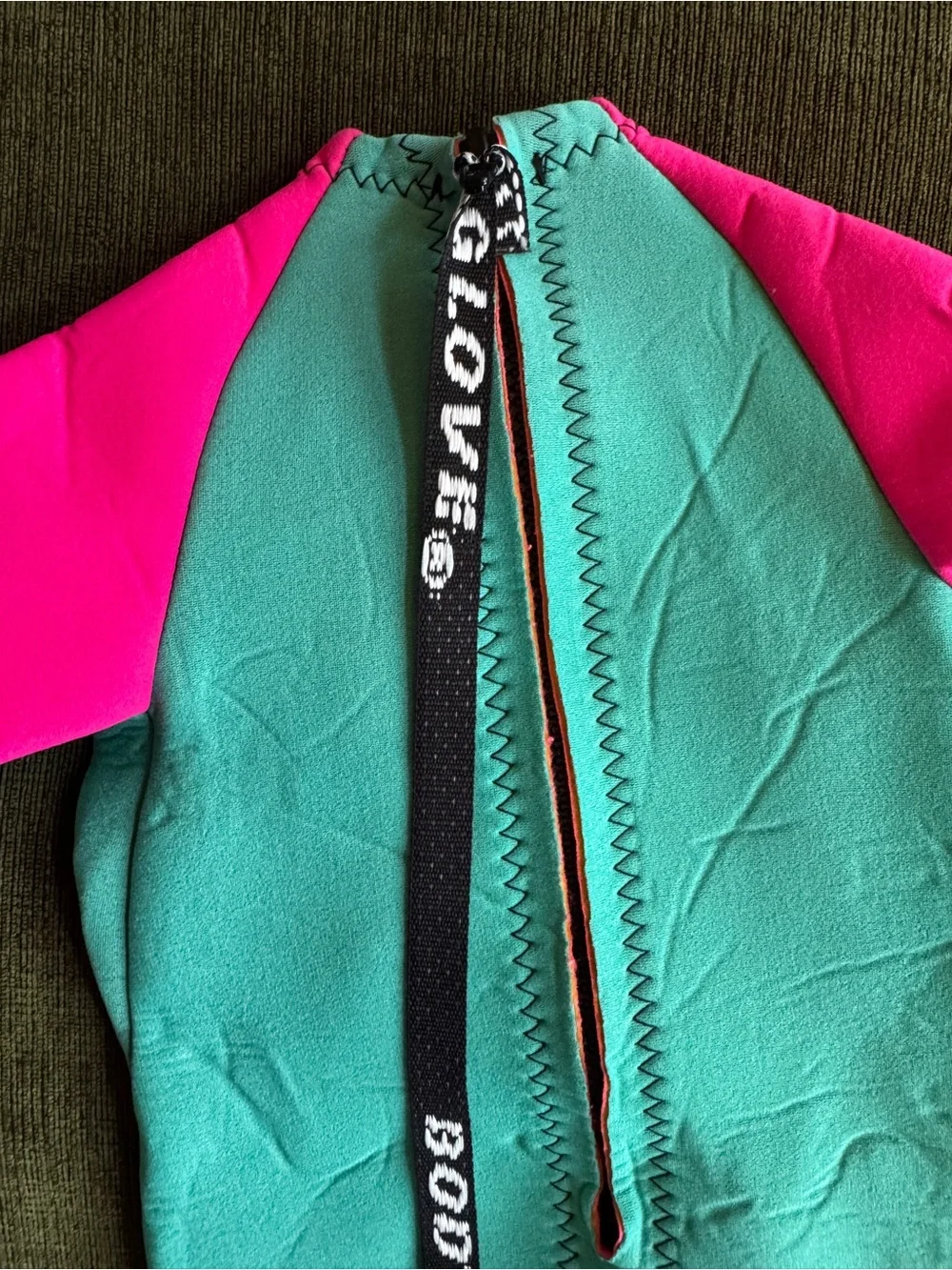 12-24M Body Glove Toddler Neoprene Shorty Wetsuit Aqua Pink Surf Swim EUC